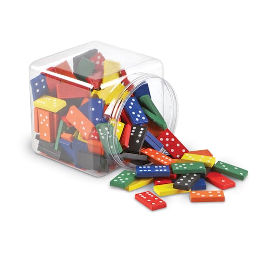 Double-Six Colored Dominoes, Set of 168